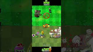 Pvz vs pvz 2  Cob Cannon Chomper Puff Shroom Vs Gargantuar zombie Team shorts [upl. by David]