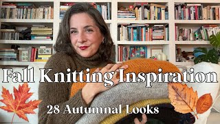 Fall Knitting Inspiration 28 Autumnal Looks [upl. by Belloir584]