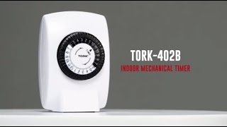 Indoor Mechanical Timer  Tork 402B Product Video [upl. by Nodyl]