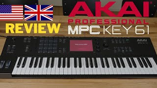 Akai Professional MPC Key 61 review  First look at all connections controls features amp functions [upl. by Dani]