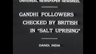 Mahatma Gandhi and his associates during the Salt Satyagraha Salt March March 1930 [upl. by Noni239]