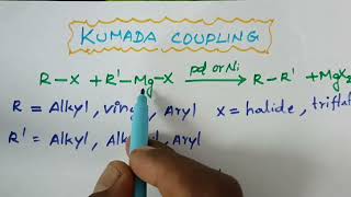 KUMADA COUPLING REACTION WITH MECHANISM IN TAMIL  CSIR NET  ORGANOMETALIC CHEMISTRY [upl. by Cato328]