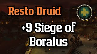 Resto Druid 9 Siege of Boralus [upl. by Miett]