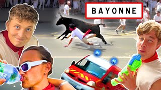 💃 Les fêtes de BAYONNE 2024 découverte apéro et pompiers [upl. by Aihgn]