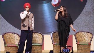 Diljit Dosanjh and Parineeti Chopra Live Singing at Amar Singh Chamkila Trailer Launch [upl. by Amary]