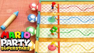 Mario Party Superstars Minigames  Mario vs Yoshi vs Peach vs Rosalina Hardest Difficulty [upl. by Alian389]