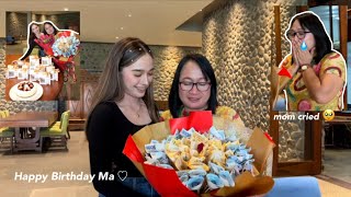 MONEY BOUQUET FOR MOMS BIRTHDAY 💸  Mary Lite Lamayo [upl. by Ardnoyek562]