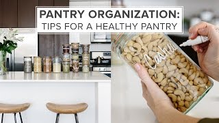 PANTRY ORGANIZATION IDEAS  tips for a healthy pantry [upl. by Jourdan]