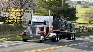 Straight pipe installation Dynaflex 7” stacks on a Peterbilt379🇺🇸‼️ [upl. by Ramak507]