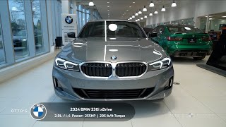 The All New 2024 BMW 330i xDrive  Skyscraper Grey Metallic  Tacora Red Sensatec [upl. by Resarf]