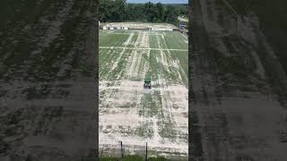 Sand topdresing topdressing [upl. by Leirvag]