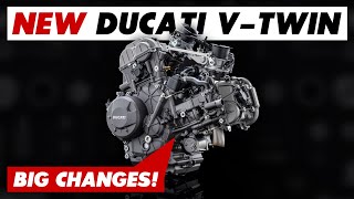 New Ducati VTwin V2 Engine Announced 11 Things To Know Panigale Multistrada Monster amp More [upl. by Reagen]