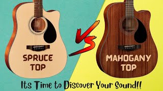 Spruce VS Mahogany Laminated Top  What exactly is the difference in Sound [upl. by Zacarias683]