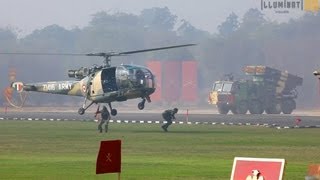 Chetak Helicopters Battle Drill by Indian Army [upl. by Enelahs180]