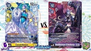 DIGIMON TCG Local match Cendrillmon Yellow vs Three Musketeers Purple  NEXT DIMENSION [upl. by Tullus]