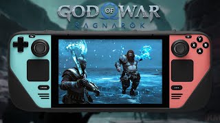 God Of War Ragnarok Gameplay  Steam Deck [upl. by Oinota]