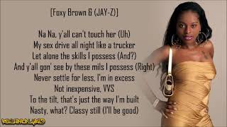 Foxy Brown  Ill Be ft JayZ Lyrics [upl. by Hsinam]