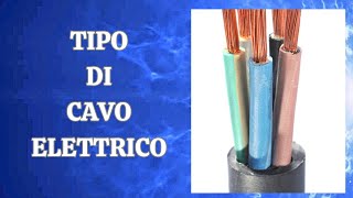 Tipo di cavo Elettrico [upl. by Kristofor]