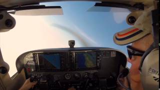 Cessna 172 Steep Turns [upl. by Jemy]