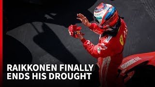 How Raikkonen finally won again for Ferrari [upl. by Ikkin819]