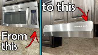 Replacing the Microwave with a FOTILE Range Hood [upl. by Seltzer]