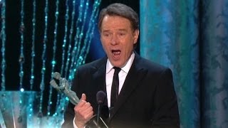 SAG win makes Bryan Cranston sing [upl. by Sucrad]