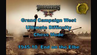 Replay of Panzer Corps Gold Grand Campaign West 1945 W10 End on the Elbe Ultimate Chess [upl. by Winton]