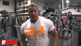 Jay Cutler road to Olympia 2013 bicep injury [upl. by Ardy]