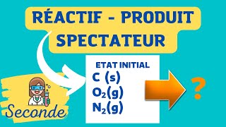 👩‍🔬 Déterminer léquation de la réaction chimique RéactifProduitSpectateur  CHIMIE  SECONDE [upl. by Anyala]