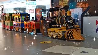 Train Ride in Mall with kids Zhuk Zhuk Zhuk Zhuk again gadi [upl. by Alleunam]