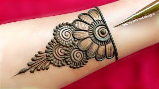 Very beautiful stylish mehndi design  easy arabic mehndi  mehandi design  mehndi design  Mehndi [upl. by Eednyl]