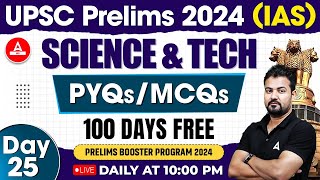 UPSC Prelims 2024  UPSC Science and Technology Class  PYQsMCQs  By Rudra Sir  Adda247 IAS 25 [upl. by Brainard591]