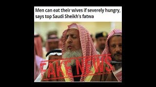 Did Saudi cleric issue fatwa allowing men to eat their wives if hungry [upl. by Ytsanyd]