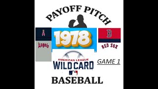 1978 MLB POSTSEASON Pay off Pitch Baseball 1978 California Angels vs 1978 Boston Redsoxs [upl. by Lockhart784]