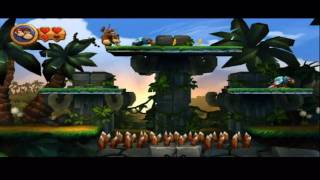 Donkey Kong Country Returns  Playthrough Part 2  12 King of Cling amp 13 Tree Top Bop ENG [upl. by Nyahs865]