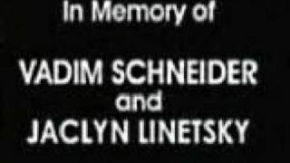 Remembering Jaclyn Linetsky and Vadim Schneider [upl. by Ardy]