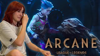 THIS FINALE WAS BEAUTIFUL 😭  ARCANE Season 2 Ep 79 Reaction [upl. by Shanks]