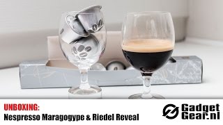 Unboxing Nespresso Maragogype amp Riedel Reveal [upl. by Naleag]