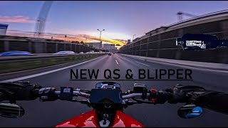 New Quickshifter amp Blipper in my Ducati Monster 821  Thats sick how good it is  Shifting Controll [upl. by Vitek]