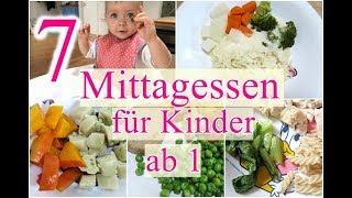 7 Mittagessen Ideen I das isst meine 1 jährige Tochter I Food Diary [upl. by Asirral]