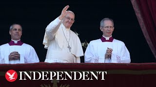 Live Pope Francis gives Christmas Eve mass in Vatican City [upl. by Ilyah923]