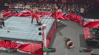 Cody Rhodes vs Sami Zayn vs Braun Strowman  RAW Gameplay [upl. by Asare966]