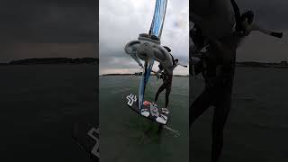 before the rain windsurf surf summer foil [upl. by Heshum]