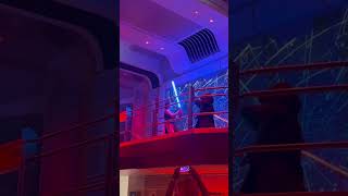 REY VS KYLO REN AT STARCRUISER HOTEL disney starwars galacticstarcruiser subscribe trending [upl. by Valle215]