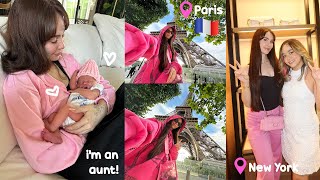 Where Ive Been The Last Two Months Im An Aunt Now Paris  New York Vlog [upl. by Girard503]