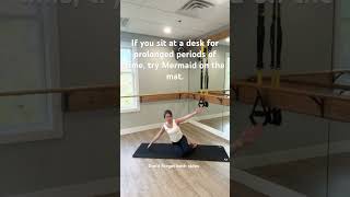 shorts pilateshomeworkout pilatesforbeginners mermaid matpilates movement disney [upl. by Lattie]