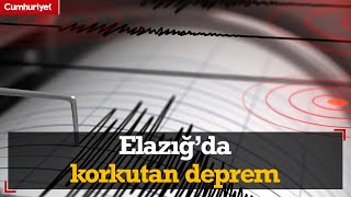 Elazığda korkutan deprem [upl. by Heyra]