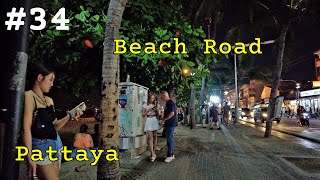 Pattaya beach road freelancers 2024  22JAN  how much  nightlife  today  waiting for boom boom [upl. by Cybil845]