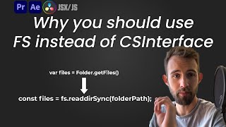 Why You Should Use FS Instead of CSInterface [upl. by Hills]