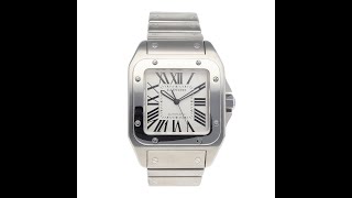 Cartier Santos XL Pre Owned Watch Ref 2656 [upl. by Remmos227]